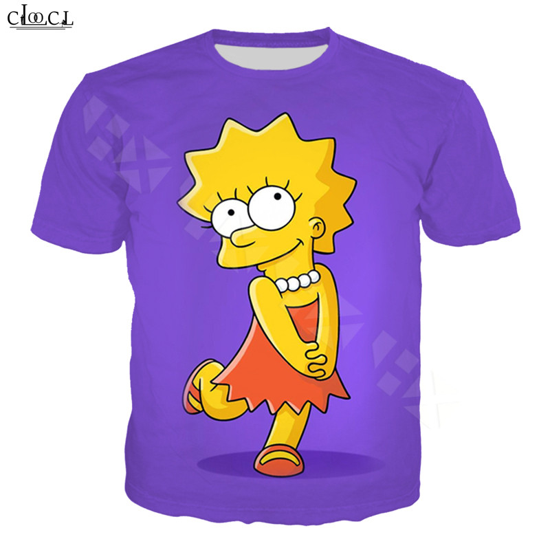 Cartoon Anime The Simpsons T Shirt Men Women 3D Print Lisa Simpson Short Sleeve Sweatshirt Harajuku Couples Streetwear Tops, T shirt 1
Cartoon Anime The Simpsons T Shirt Men Women 3D Print Lisa Simpson Short Sleeve Sweatshirt Harajuku Couples Streetwear Tops, T shirt 1