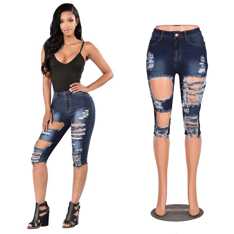 2020 Women Knee Length Jeans SkinnyDistressed Knee Holes Mid Waist Ladies Casual Slim Fit Long Pants Female Trousers Free Shipping, Y-183
2020 Women Knee Length Jeans SkinnyDistressed Knee Holes Mid Waist Ladies Casual Slim Fit Long Pants Female Trousers Free Shipping, Y-183