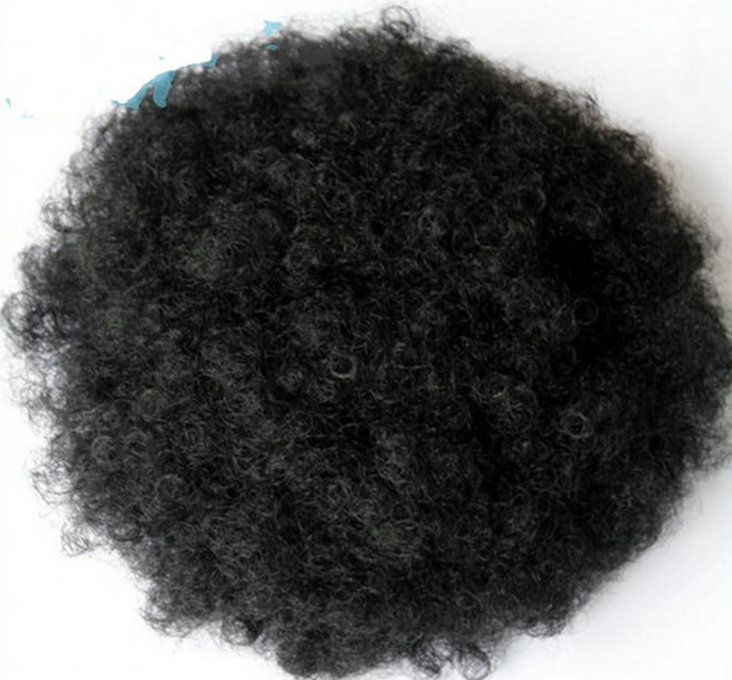Cute women ponytail afro kinky curly puff 4c clip in drawstring ponytail human hair 120g colors fast delivery