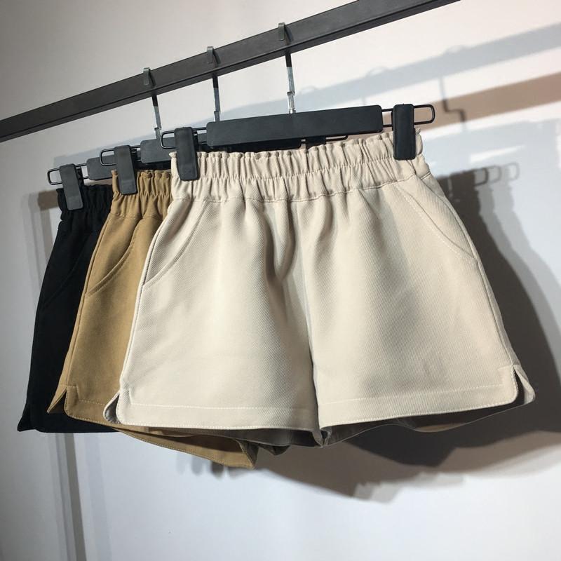 Elastic High Waist Shorts Women Spring Summer Short Femme Casual Women Shorts Beach Wide Leg Pantalon Corto Mujer, Khaki
Elastic High Waist Shorts Women Spring Summer Short Femme Casual Women Shorts Beach Wide Leg Pantalon Corto Mujer, Khaki