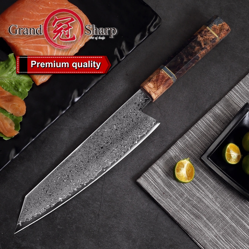 8.2 Inch Damascus Kitchen Knife Handmade Chef Knife VG10 Japanese Damascus Steel Kiritsuke Kitchen Knife Gift Box Grandsharp
8.2 Inch Damascus Kitchen Knife Handmade Chef Knife VG10 Japanese Damascus Steel Kiritsuke Kitchen Knife Gift Box Grandsharp
