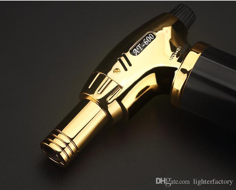 Arrival Torch Turbo New Spray Gun Jet Butane Cigar Cigarette 1300 C Windproof Lighter No Gas W260202