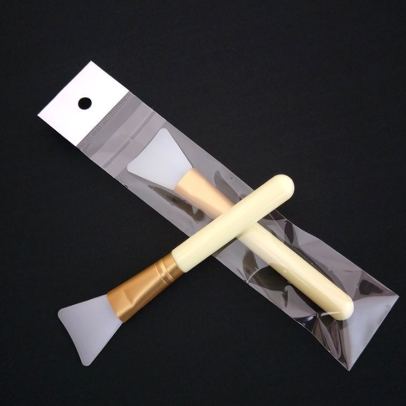 Colorful DIY silicone mask brush Round handle Silicon face Facial Masks Mud Mixing Brushes