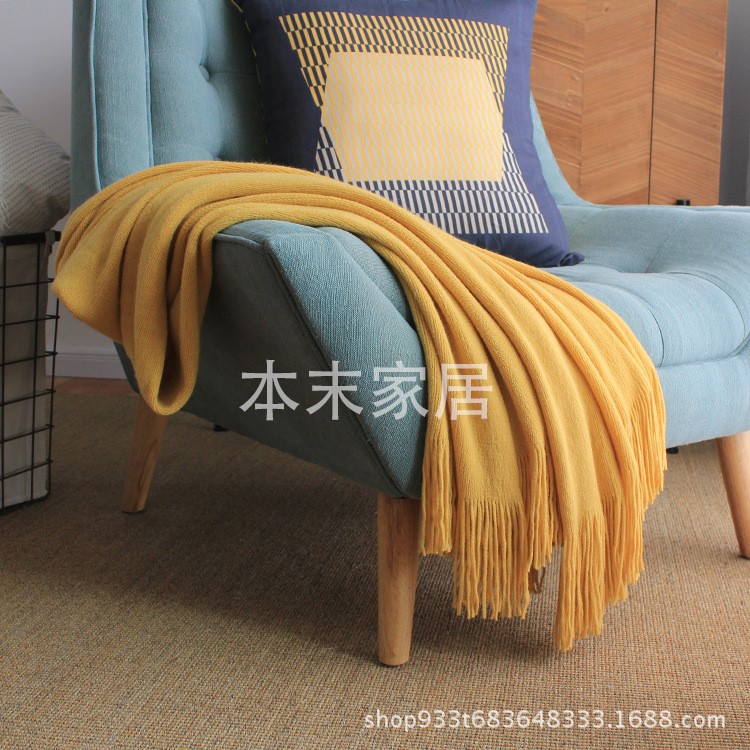 DREAM KARIN mitation cashmere knitting blanket wool Nordic plain fringed carpet air conditioning blanket four seasons American
DREAM KARIN mitation cashmere knitting blanket wool Nordic plain fringed carpet air conditioning blanket four seasons American