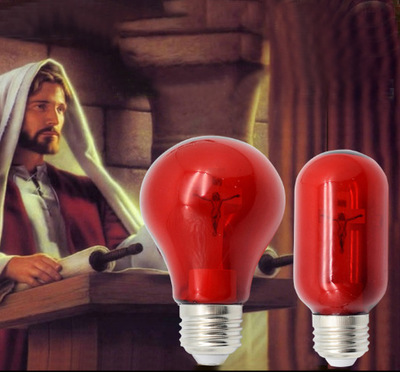 E27 LED Bulb Red Flame Peaceful Mind Light Cross Jesus Church Bulb 90-265V Cathedral Bar Pray Hotel Square Decorative Lamp
E27 LED Bulb Red Flame Peaceful Mind Light Cross Jesus Church Bulb 90-265V Cathedral Bar Pray Hotel Square Decorative Lamp
