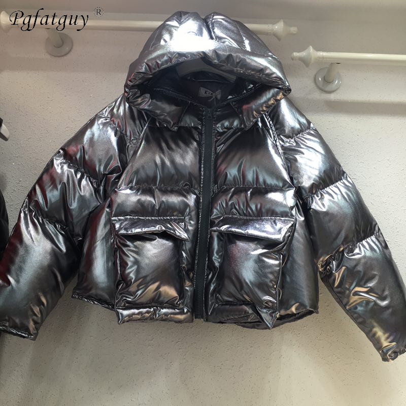 2018 Women Fashion Metal Silver Red Jackets Coats Hooded Casual Short Bread Parkas Cotton Wadded Ladies Bomber Streetwear Parkas, Dark grey
2018 Women Fashion Metal Silver Red Jackets Coats Hooded Casual Short Bread Parkas Cotton Wadded Ladies Bomber Streetwear Parkas, Dark grey