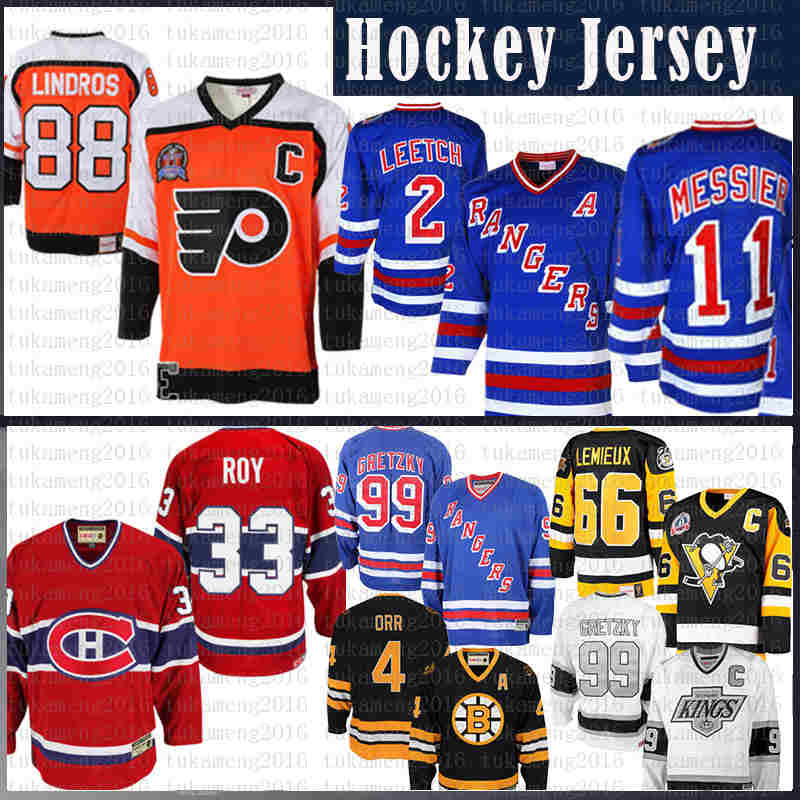 men Eric Lindros Philadelphia Flyers Hockey Jersey 2 Brian Leetch New York Rangers Mark Messier Wayne Gretzky Montreal Canadiens Patrick Roy, Jersey (fugu)
men Eric Lindros Philadelphia Flyers Hockey Jersey 2 Brian Leetch New York Rangers Mark Messier Wayne Gretzky Montreal Canadiens Patrick Roy, Jersey (fugu)