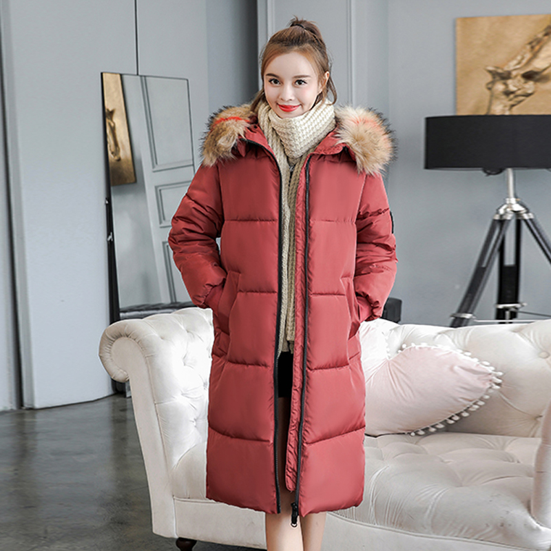 women thick X-long jacket hooded winter parka Korean style plus size XL-7XL fur collar solid warm female coats cazadora mujer, Red
women thick X-long jacket hooded winter parka Korean style plus size XL-7XL fur collar solid warm female coats cazadora mujer, Red