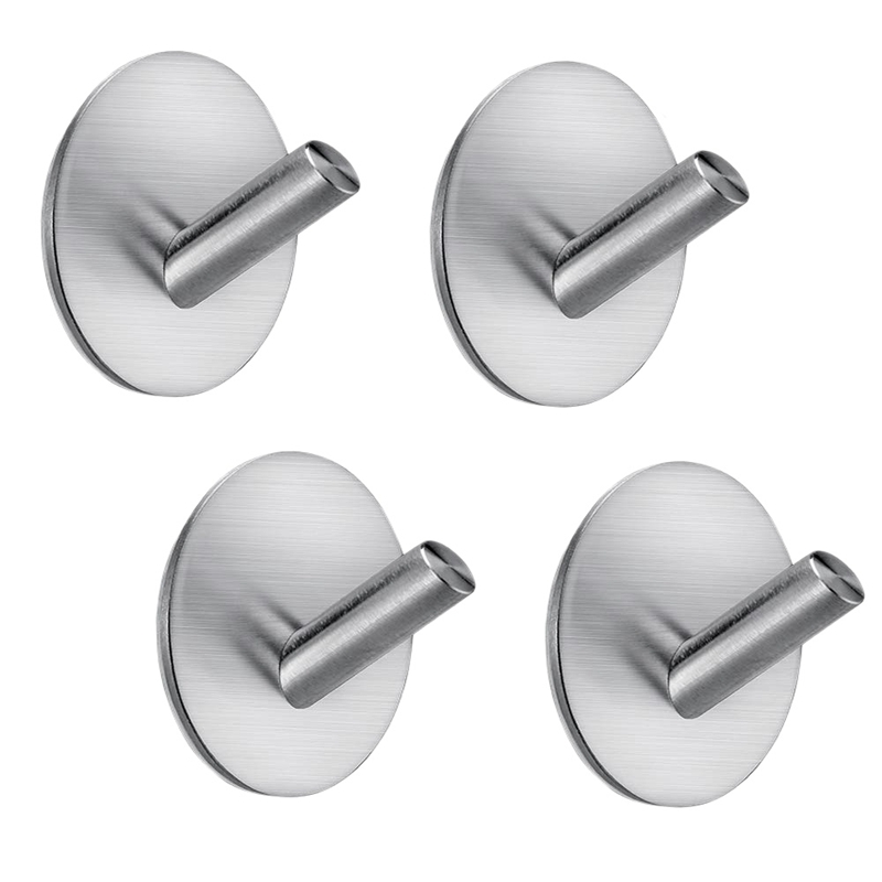 4 Packs Adhesive Hooks Wall Hooks Hanger Bathroom Office For Hanging Kitchen Bathroom Home Stick On Wall Stainless
4 Packs Adhesive Hooks Wall Hooks Hanger Bathroom Office For Hanging Kitchen Bathroom Home Stick On Wall Stainless