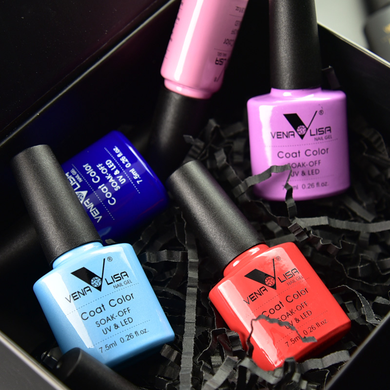 #61508 60 Colors Color Gel A Set Including Base/Top Gel Professional Nail Art Beatiful Long-lasting Polish