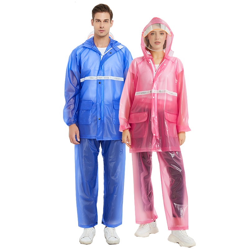 Transparent Raincoat Rain Pants Suit Thicken Waterproof Split Raincoat Men Ride Motorcycle Rain Coat Female Overalls Outdoor R6
Transparent Raincoat Rain Pants Suit Thicken Waterproof Split Raincoat Men Ride Motorcycle Rain Coat Female Overalls Outdoor R6