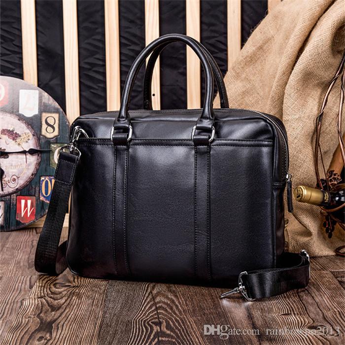 Factory wholesale mens handbag simple plaid men briefcase large leather computer bags Joker gentleman leathers shoulder bag messenger bag, Black6
Factory wholesale mens handbag simple plaid men briefcase large leather computer bags Joker gentleman leathers shoulder bag messenger bag, Black6