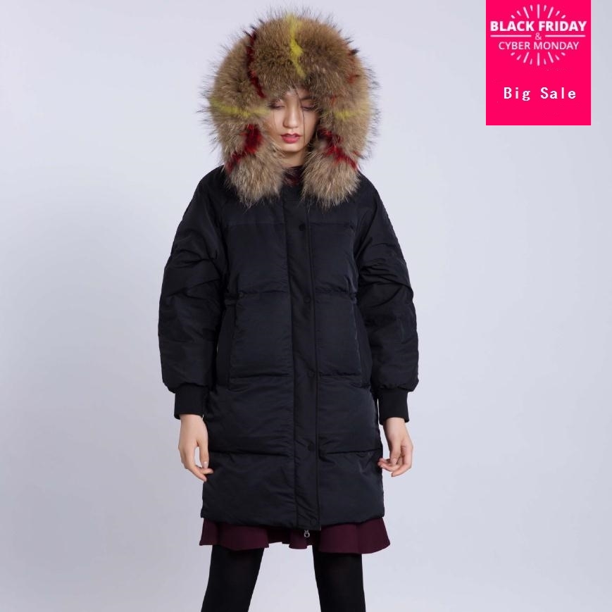 Winter new fashion brand real duck down coat female single breasted hooded with real fur collar hooded warm down jacket wq122, Yellow
Winter new fashion brand real duck down coat female single breasted hooded with real fur collar hooded warm down jacket wq122, Yellow