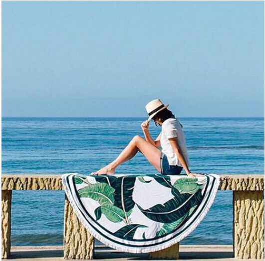 Hot Sales!!! Wholesales 2019 Beach Towel Round Flowers Leaves Printed Large Tassel Circular Bath Towels Outdoor Sun Block Shawl Yoga Cushion, Multi-color
Hot Sales!!! Wholesales 2019 Beach Towel Round Flowers Leaves Printed Large Tassel Circular Bath Towels Outdoor Sun Block Shawl Yoga Cushion, Multi-color