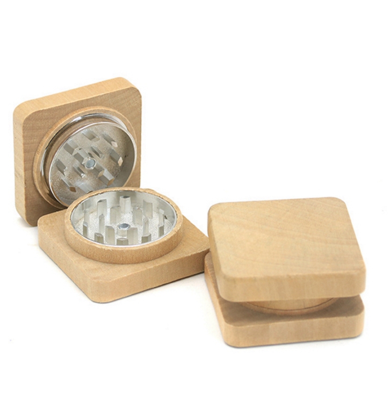 Tobacco Grinder Square Wooden Grinders Mini Herb Grinders 2 Layers Spice Crusher Hand Muller Latest Smoking Accessories YW2922
Tobacco Grinder Square Wooden Grinders Mini Herb Grinders 2 Layers Spice Crusher Hand Muller Latest Smoking Accessories YW2922