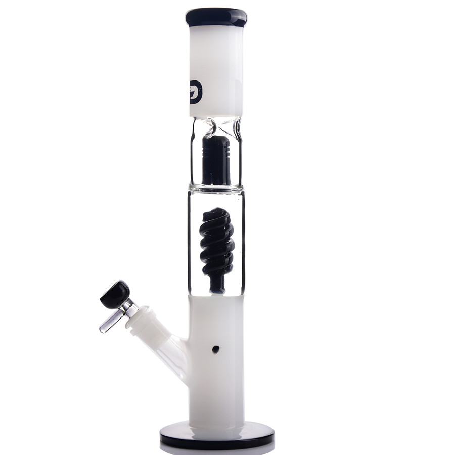 15.8'' Tall Straight Tube Glass Bong GB Milky spiral percolator coil condenser glass oil rig water pipes two Functions
15.8'' Tall Straight Tube Glass Bong GB Milky spiral percolator coil condenser glass oil rig water pipes two Functions