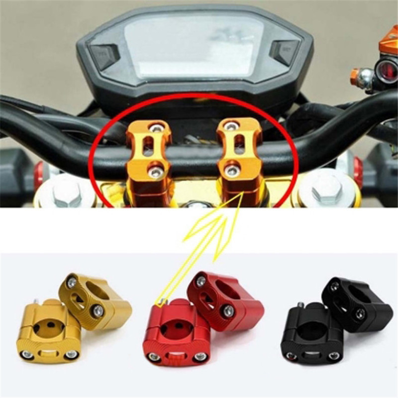 2pcs Motorcycle Handle Modification Faucet Handlebar Height Handle Raise Handlebar Heightener Accessories
2pcs Motorcycle Handle Modification Faucet Handlebar Height Handle Raise Handlebar Heightener Accessories