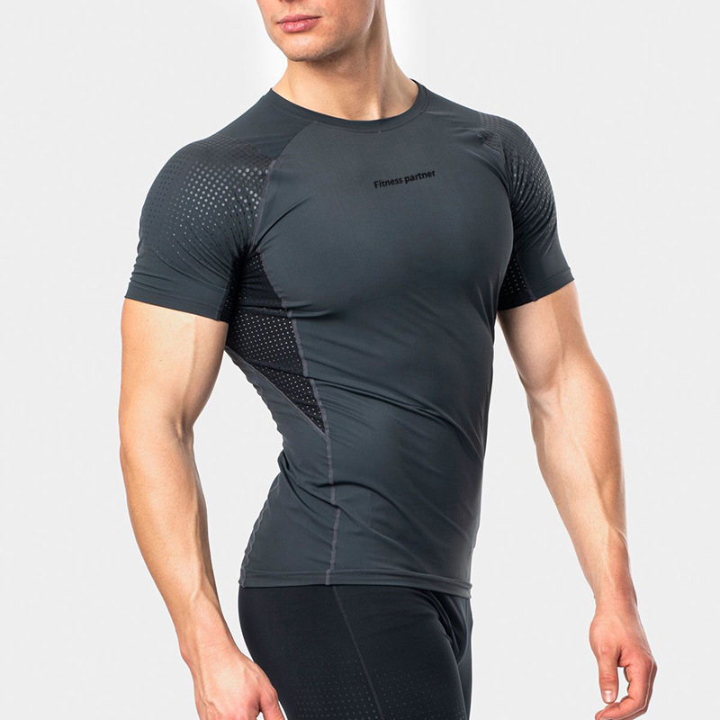 Wholesale Men Gym SportsWear Compression Breathable Dry Fit Summer Sports Short Sleeve Clothing T-shirts, White
Wholesale Men Gym SportsWear Compression Breathable Dry Fit Summer Sports Short Sleeve Clothing T-shirts, White