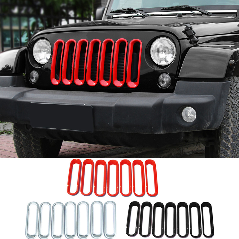 ABS Front Grille Insect Ring Without Mesh Grille Decorative Trim For Jeep Wrangler JK 2007-2017 Auto Exterior Accessories
ABS Front Grille Insect Ring Without Mesh Grille Decorative Trim For Jeep Wrangler JK 2007-2017 Auto Exterior Accessories