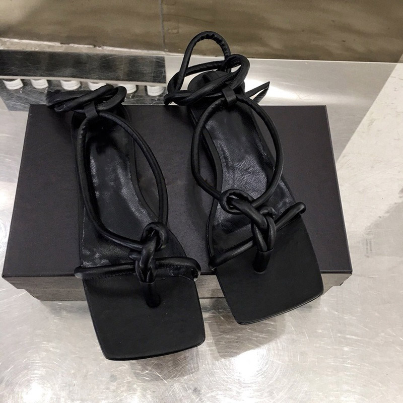 High quality flip flops leather Strappy sandals vacation flat sandals 2020 new fashion women sandals summer Casual