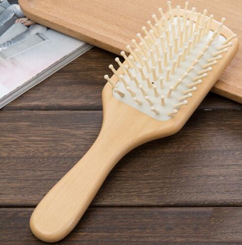5pcs Comb Hair Care Brush Massage Wooden Spa Massage Comb 2 Color Antistatic Hair Head Promote Blood Circulation