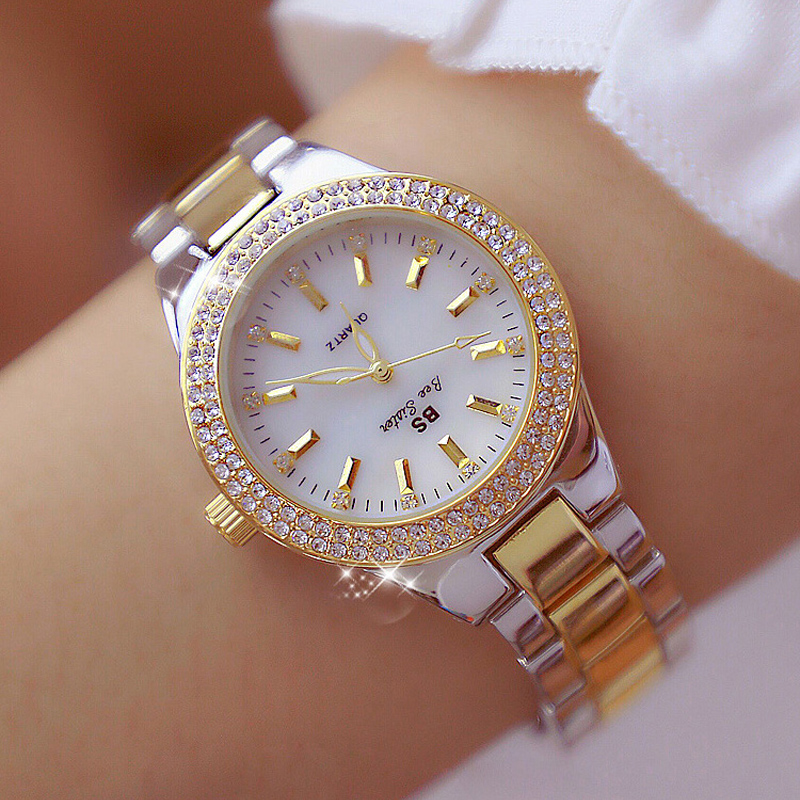 BS Bee Sister Women Watch Fashion High Quality Casual Waterproof Stainless Steel Wristwatch Lady Quartz Watch Gift for Wife 2019, 1258 gold silver
BS Bee Sister Women Watch Fashion High Quality Casual Waterproof Stainless Steel Wristwatch Lady Quartz Watch Gift for Wife 2019, 1258 gold silver