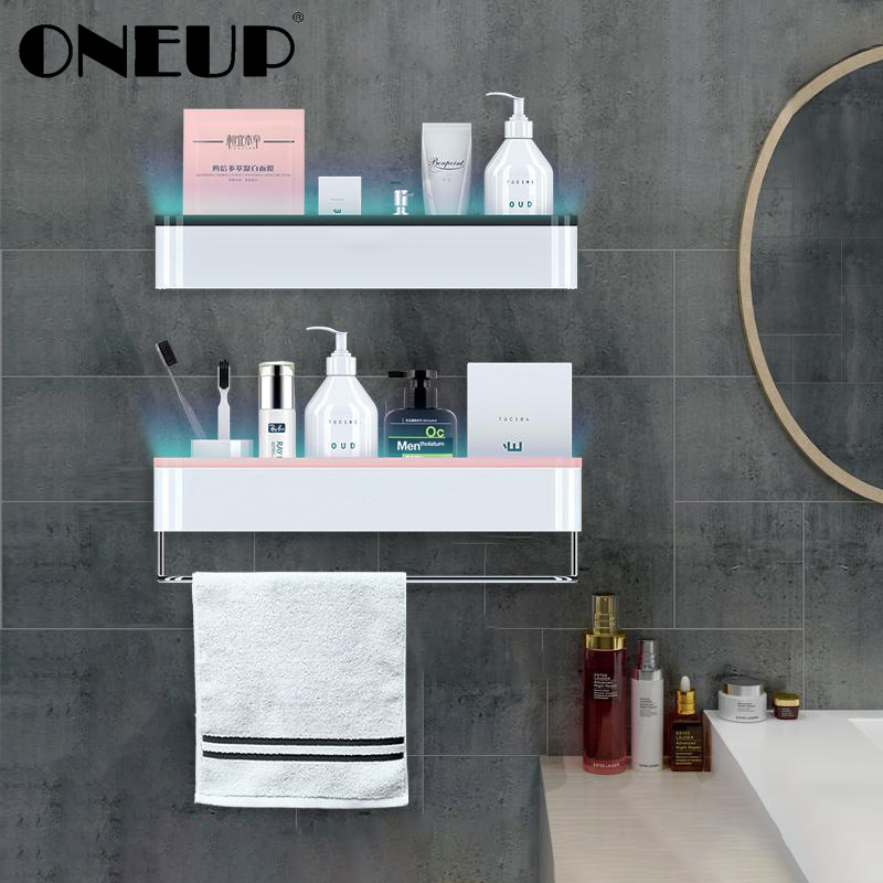 ONEUP Bathroom Storage Racks Wall Shelves Decorative For Kitchen Spices Shelf Towel Storage Rack Organizer Bathroom Accessories
ONEUP Bathroom Storage Racks Wall Shelves Decorative For Kitchen Spices Shelf Towel Storage Rack Organizer Bathroom Accessories