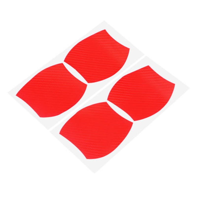 Car Styling 4pcs/lot Car Door Handle Scratch Protector Film Protective Sticker Carbon Fiber Vinyl for All Cars
