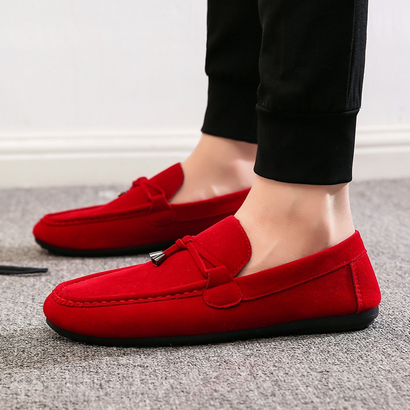 Fashion Summer Style Soft Men Loafers High Quality Genuine Leather Shoes Men Flats Driving Shoes, Red
Fashion Summer Style Soft Men Loafers High Quality Genuine Leather Shoes Men Flats Driving Shoes, Red
