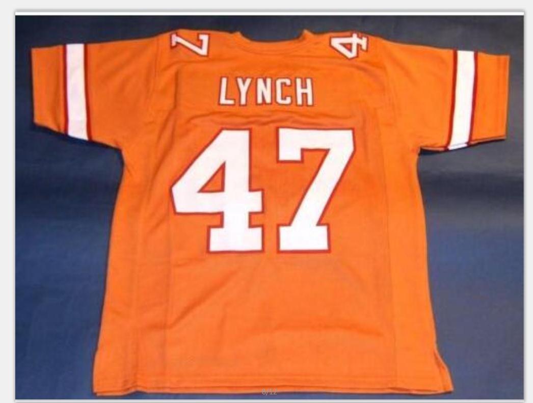 Custom Men Youth women Vintage CUSTOM #47 JOHN LYNCH orange Football Jersey size s-5XL or custom any name or number jersey, Orange women s-2xl
Custom Men Youth women Vintage CUSTOM #47 JOHN LYNCH orange Football Jersey size s-5XL or custom any name or number jersey, Orange women s-2xl