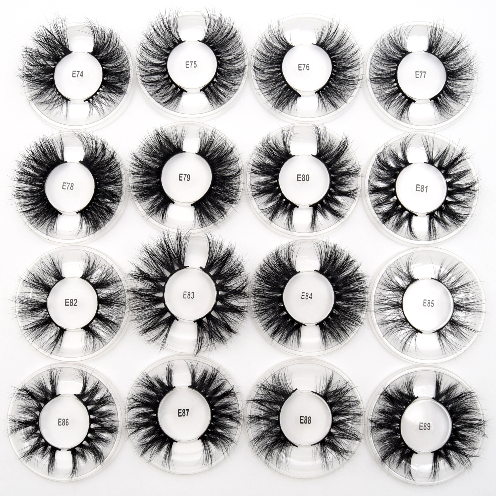 New 3D 25mm Lashes Mink Dramatic Volume Eyelashes Crisscross Fake Eyelashes Cruelty Free Real M Eyelash Makeup