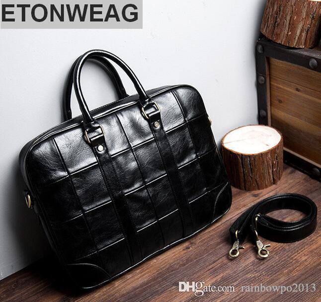 Factory wholesale men bag trend lines The British man embossed leather briefcase mens business fashion large capacity computer handbags, Black
Factory wholesale men bag trend lines The British man embossed leather briefcase mens business fashion large capacity computer handbags, Black