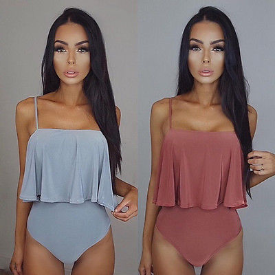 New arrival Women Solid One Piece Monokini Suit Swimwear Bathing Beach Bikini Up Padded Beachwear, White;black
New arrival Women Solid One Piece Monokini Suit Swimwear Bathing Beach Bikini Up Padded Beachwear, White;black