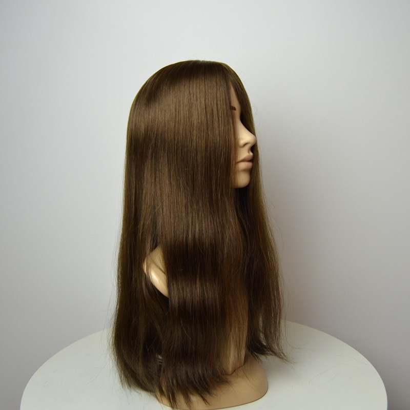Stock 8#Jewish wig Kosher wigs no layer style 2 Mongolian human virign hair style 2 multi-directional top 12-20 inch 130% density sheitels, #8
Stock 8#Jewish wig Kosher wigs no layer style 2 Mongolian human virign hair style 2 multi-directional top 12-20 inch 130% density sheitels, #8