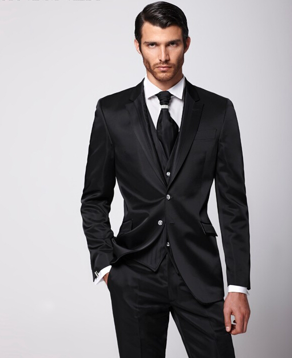 Popular Two Buttons Groomsmen Notch Lapel Groom Tuxedos Men Suits Wedding/Prom Best Man Blazer ( Jacket+Pants+Vest+Tie) 586, Same as image
Popular Two Buttons Groomsmen Notch Lapel Groom Tuxedos Men Suits Wedding/Prom Best Man Blazer ( Jacket+Pants+Vest+Tie) 586, Same as image