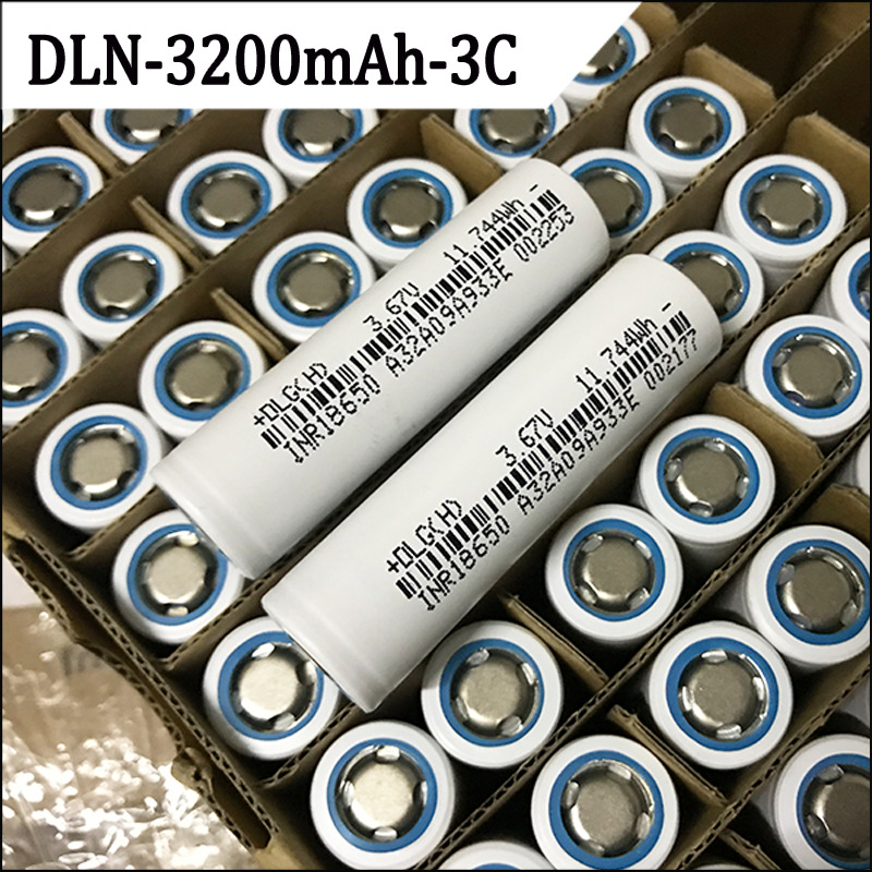 Original DLG INR 18650 Battery 100% High quality E-cigarette battery real capacity 3200mah Rechargable battery fast shipping
Original DLG INR 18650 Battery 100% High quality E-cigarette battery real capacity 3200mah Rechargable battery fast shipping