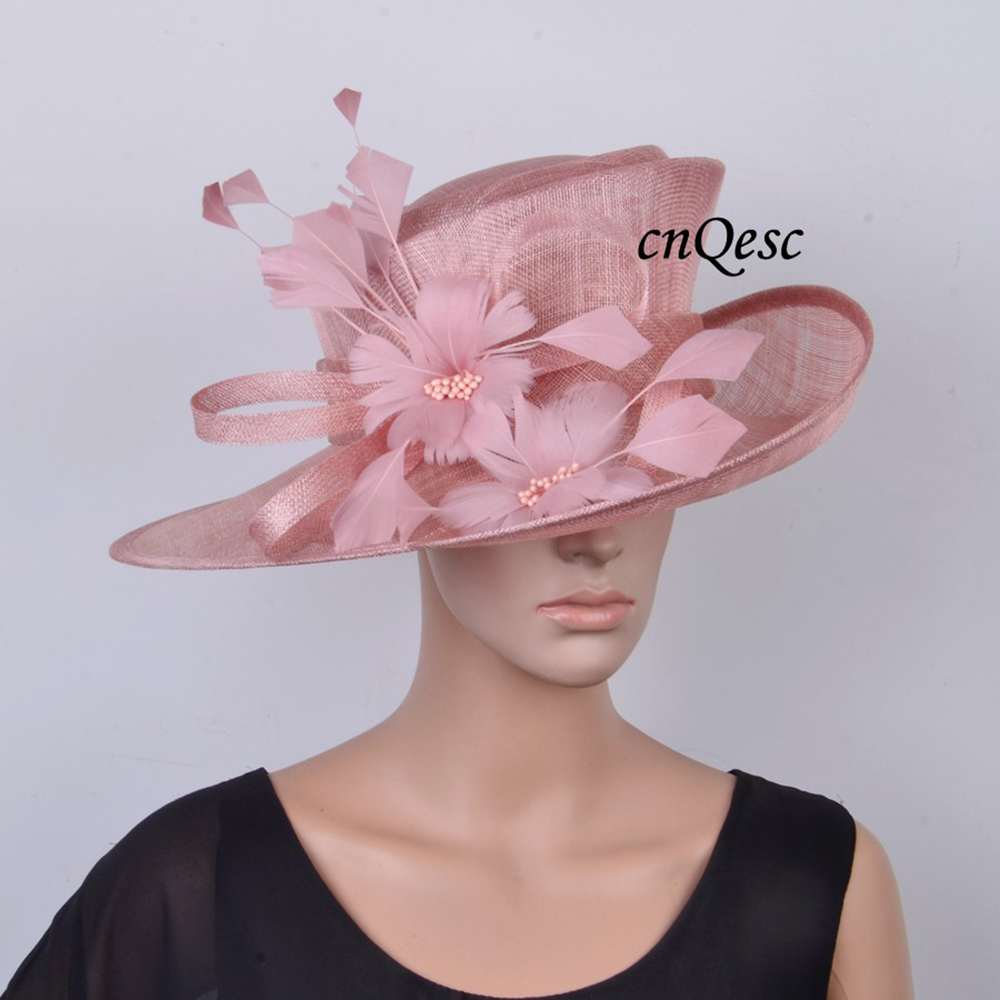 NEW Blush pink sinamay hat formal church Hat sinamay fascinator fedora with feather flower for kentucky derby,wedding, Single color
NEW Blush pink sinamay hat formal church Hat sinamay fascinator fedora with feather flower for kentucky derby,wedding, Single color
