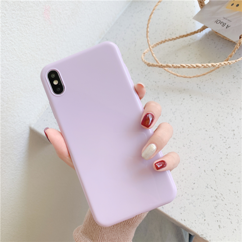 Gimfun Simple Purple White Tpu Phone Case For iphonephone 11 ProMax Xs Xr X 6s 7 8Plus Ultra Thin Glossy Solid Tpu Silicon Case Cover
Gimfun Simple Purple White Tpu Phone Case For iphonephone 11 ProMax Xs Xr X 6s 7 8Plus Ultra Thin Glossy Solid Tpu Silicon Case Cover