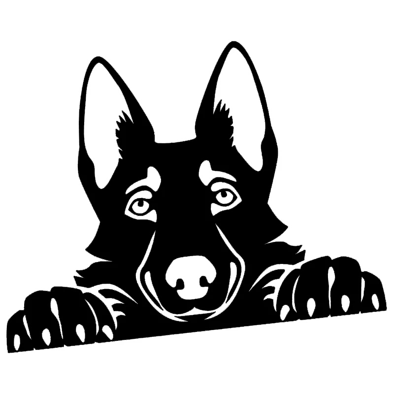 15*11CM Peeking Handsome Cool Graphics German Shepherd Cute Vinyl Decal Car Sticker Black/Silver CA-1269
15*11CM Peeking Handsome Cool Graphics German Shepherd Cute Vinyl Decal Car Sticker Black/Silver CA-1269