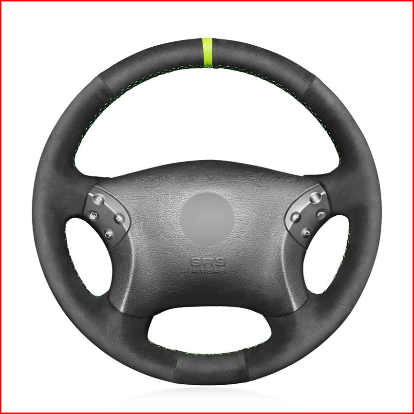 Black Suede DIY Car Steering Wheel Cover for Mercedes Benz W203 C-Class 2001 2002 2003 2004 2005 2006 2007 Accessories
Black Suede DIY Car Steering Wheel Cover for Mercedes Benz W203 C-Class 2001 2002 2003 2004 2005 2006 2007 Accessories