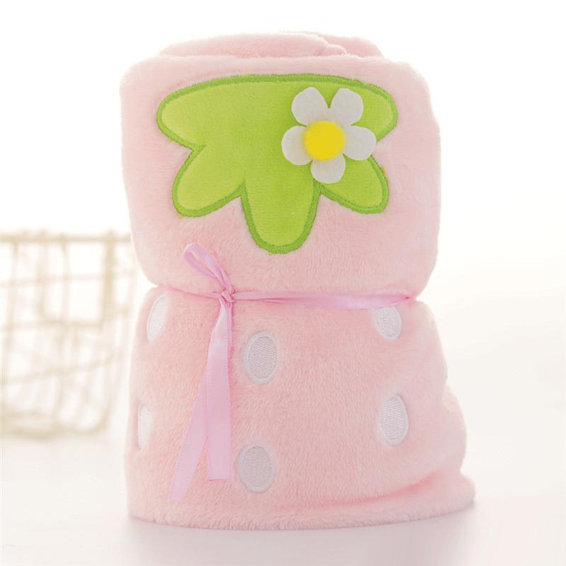Flannel Fruits Blanket Soft Pineapple Roll Blanket Orange Strawberry Blanket Home Children's Nap Blankets Kids Nursing Shower Quilts
