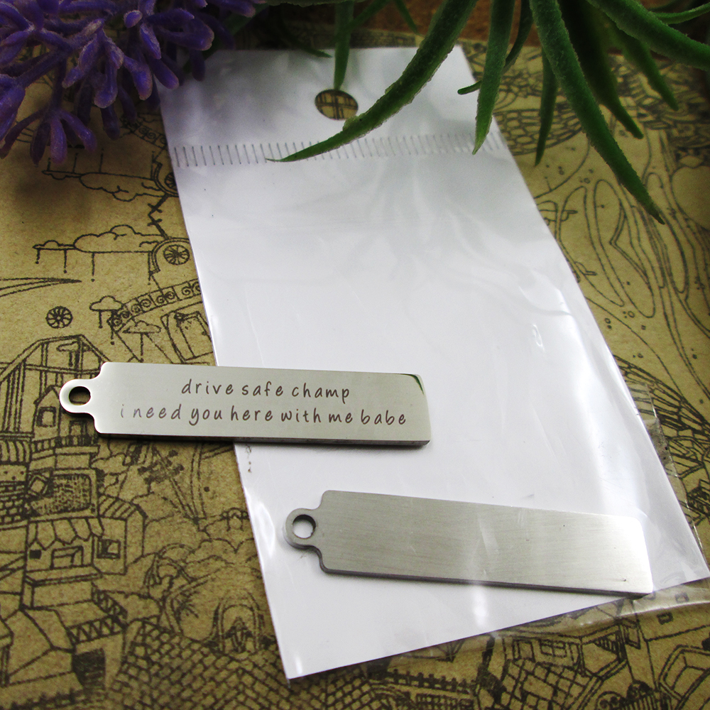 40pcs--"drive safe champ I need you"stainless steel charms more style for choosing DIY Charms pendants for necklace
40pcs--"drive safe champ I need you"stainless steel charms more style for choosing DIY Charms pendants for necklace