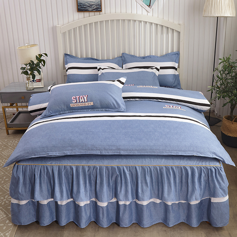 4Pcs/Set Korean Bed Skirt Home Bedroom Bed cover sheets quilt cover bedding Skirt, Style 003
4Pcs/Set Korean Bed Skirt Home Bedroom Bed cover sheets quilt cover bedding Skirt, Style 003