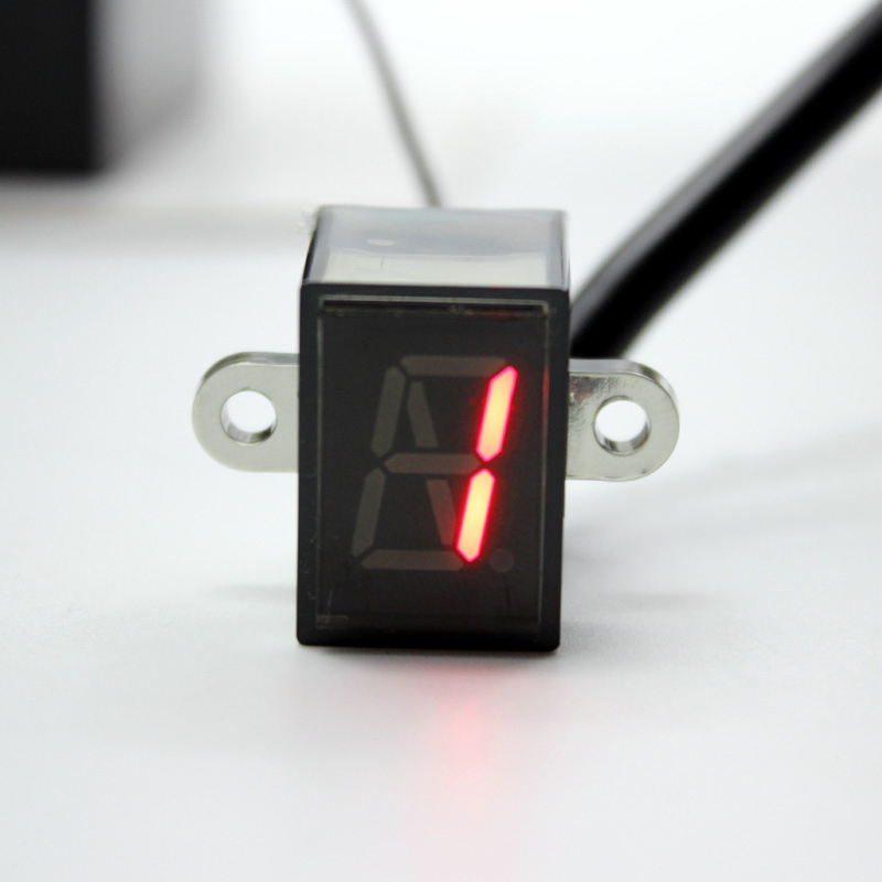 0-6 Speed Black Universal Motorcycle Digital Display LED Off-road Motorc Light Neutral Gear Indicator