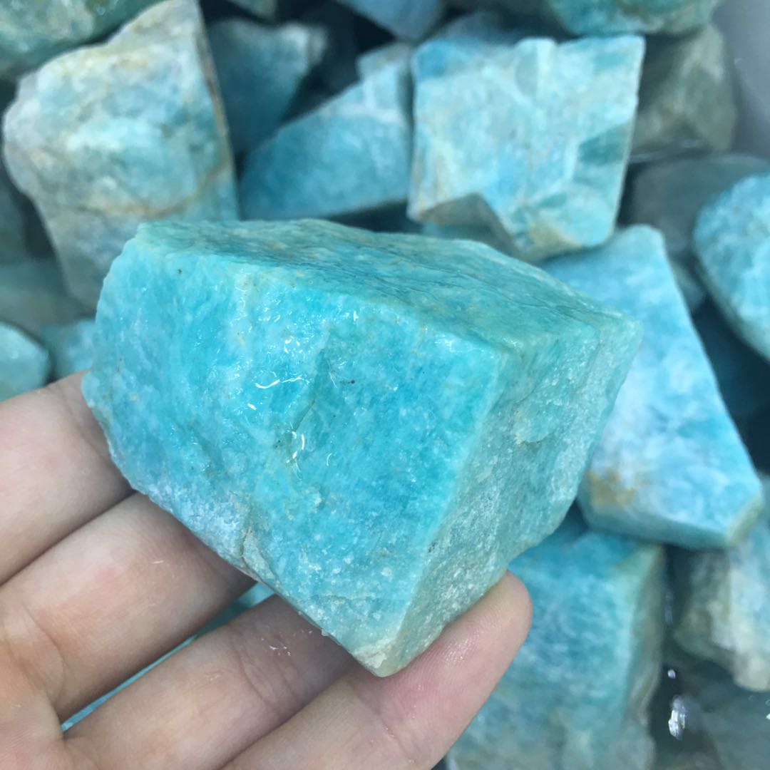 1pc Big size Natural raw amazonite rough amazon stone natural quartz crystals mineral energy stone for healing4407209