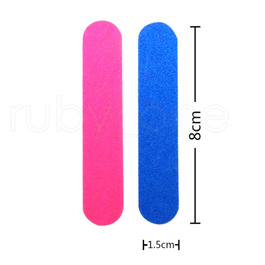 Professional Nail Files Sandpaper Buffers Slim Crescent Grit Tools Disposable Cuticle Remover Callus Polish Pack Tool Limas De Unas Profesionales Nage