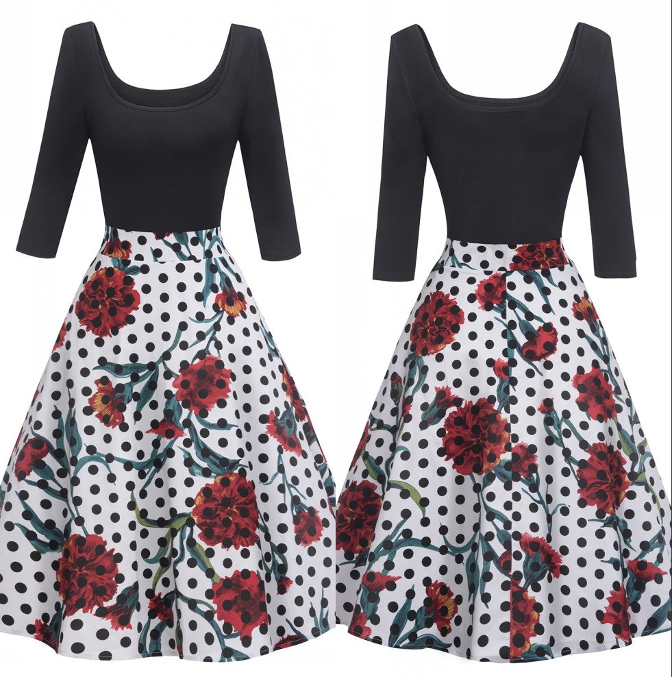 In Stock Free Fast Shipping Women Floral Print Cheap Dress Scoop Vintage 2019 Casual Elegant Party Plus Size Black Dress For Women FS2739, Same as image
In Stock Free Fast Shipping Women Floral Print Cheap Dress Scoop Vintage 2019 Casual Elegant Party Plus Size Black Dress For Women FS2739, Same as image