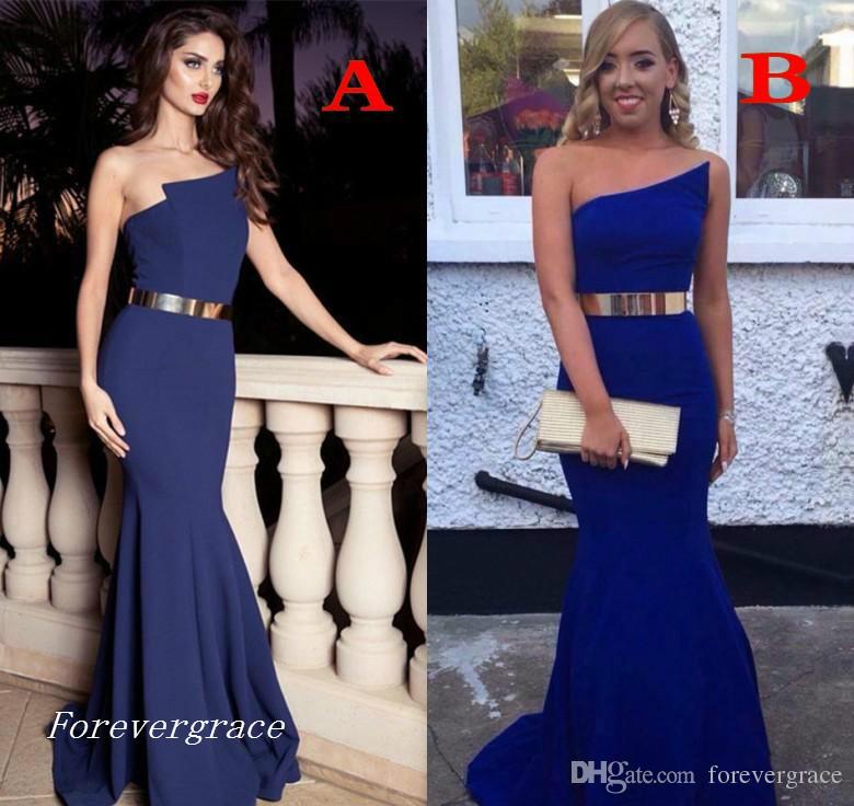 2019 Sexy Royal Blue Mermaid Evening Dress Simple Long with Golden Belt Dubai African Formal Holiday Wear Party Gown Custom Made Plus Size, Chocolate
2019 Sexy Royal Blue Mermaid Evening Dress Simple Long with Golden Belt Dubai African Formal Holiday Wear Party Gown Custom Made Plus Size, Chocolate