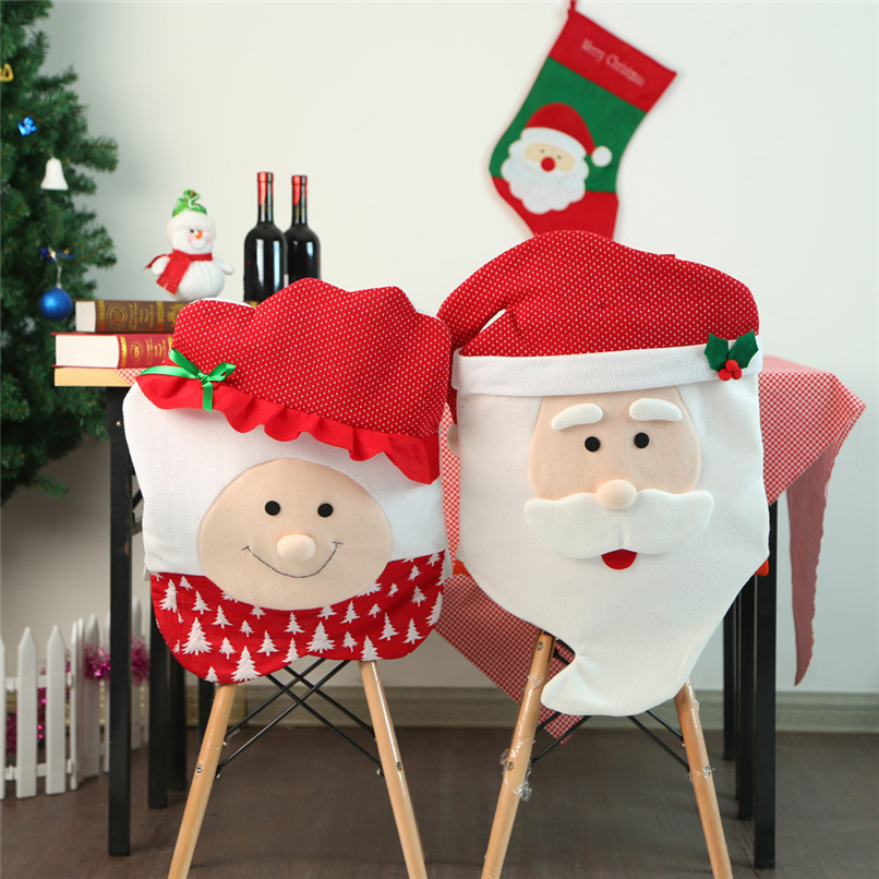 2PCS Christmas Santa Claus Hat Chair Cover For Wedding Dining Room Office Banquet Party housse de chaise chair cover #4L23
2PCS Christmas Santa Claus Hat Chair Cover For Wedding Dining Room Office Banquet Party housse de chaise chair cover #4L23