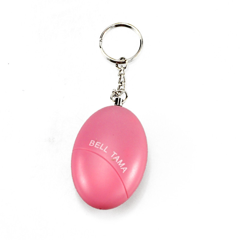 OTA 1pc Self Defense Alarm Egg Shape Girl Women AntiAttack AntiRape Security Protect Alert Personal Safety Scream Loud Keychain